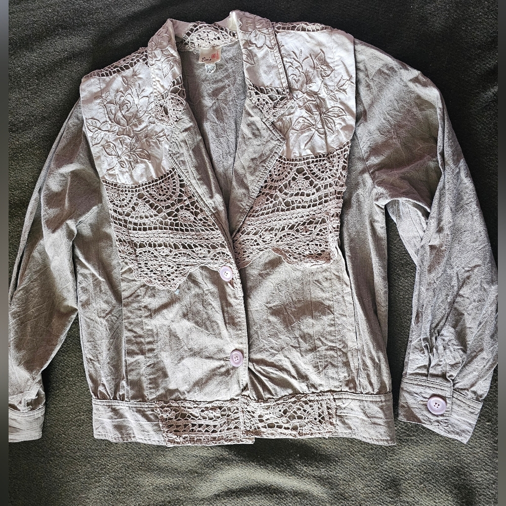 Large Boho Cottagecore Jacket - Picture 12 of 15